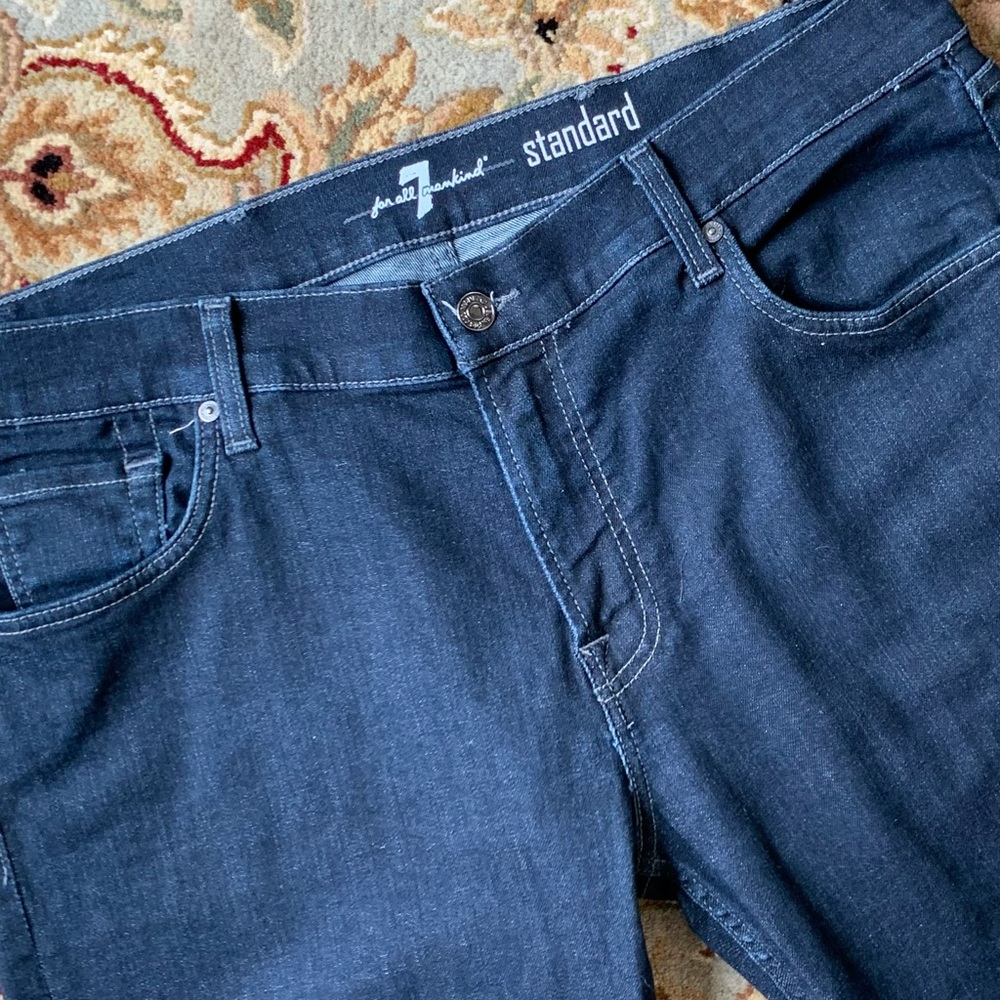 7 Fam Jeans mens standard fit dark wash denim 7 for all mankind - Picture 3 of 7